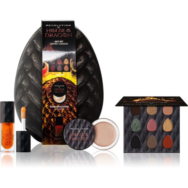 Makeup Revolution Makeup Revolution X House of Dragon Dragon Glow подаръчен комплект за лице 1 бр.
