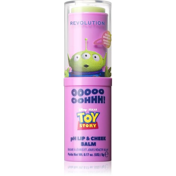 Makeup Revolution Makeup Revolution X Toy Story самооцветяващ се рН балсам за устни и скули 5 гр.