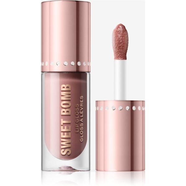 Makeup Revolution Makeup Revolution Y2k Sweet Bomb блясък за устни с блестящи частици цвят Strawberry Swirl Pink 4.5 мл.