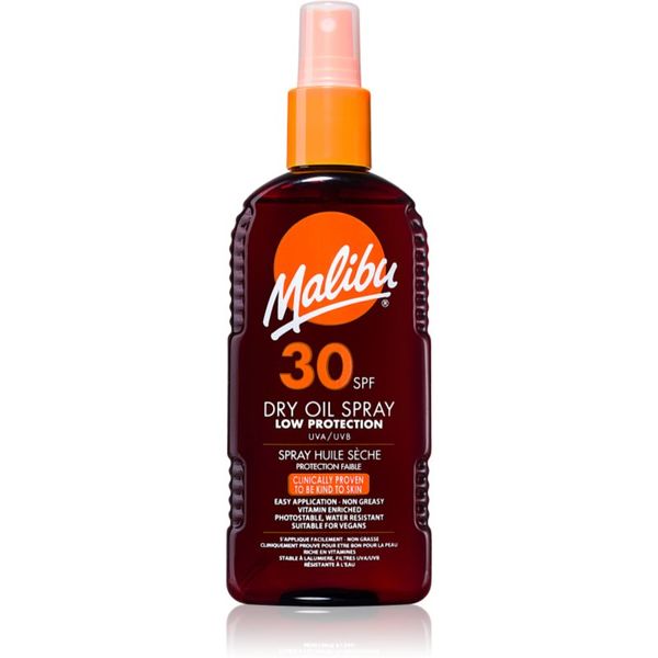 Malibu Malibu Dry Oil Spray олио за загар SPF 30 200 мл.