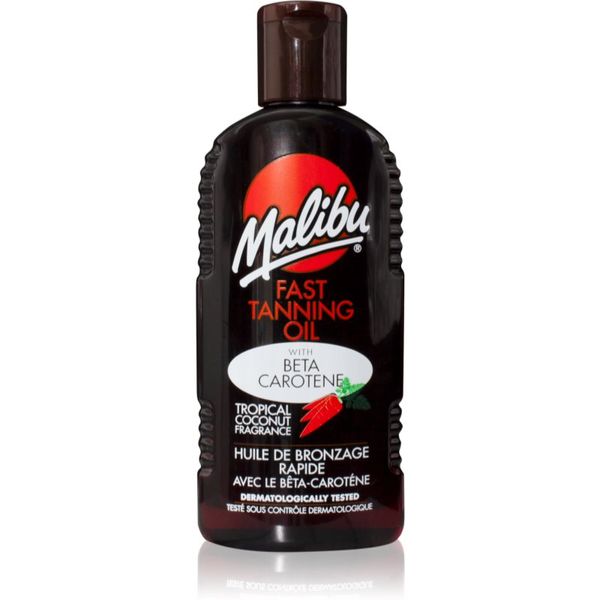 Malibu Malibu Fast Tanning Oil продукт за ускоряване и удължаване ефекта на загар 200 мл.