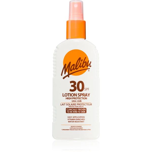 Malibu Malibu Lotion Spray High Protection спрей за загар SPF 30 200 мл.