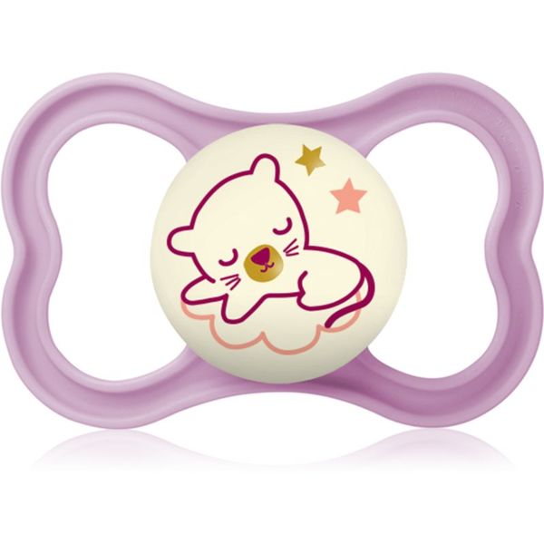 MAM MAM Air Night 6+ months биберон за нощ Purple 1 бр.