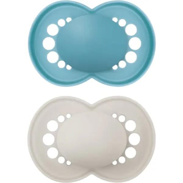 MAM MAM Original 16m+ биберон Turquoise/ Grey 2 бр.