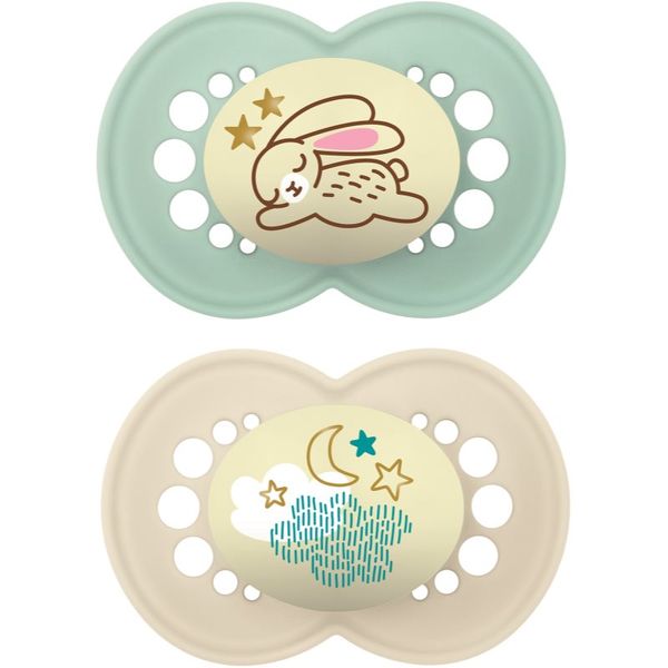 MAM MAM Original Night 6m+ биберон Boy 2 бр.