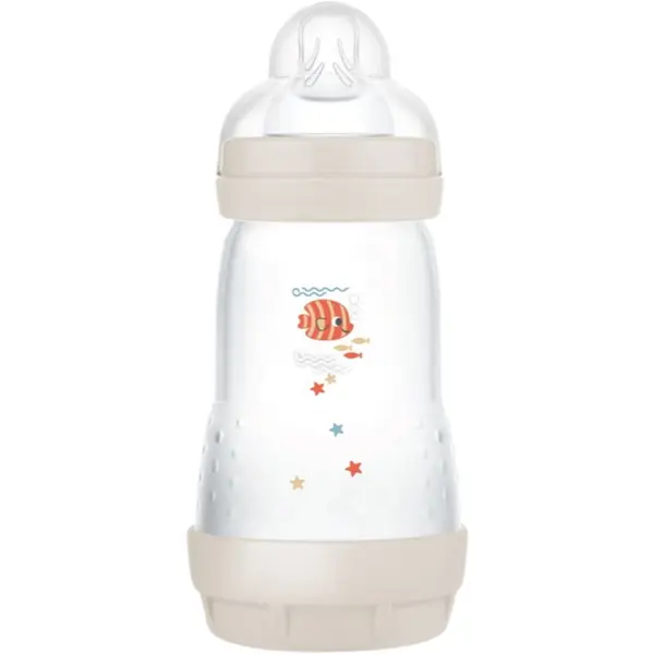 MAM MAM Perfect Star Anti-colic Bottle шише против колики 2m+ Beige 260 мл.