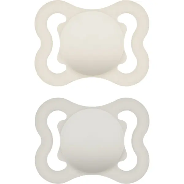 MAM MAM Supreme 0m+ биберон Beige/ Grey 2 бр.