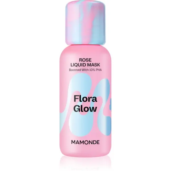 MAMONDE MAMONDE Flora Glow Rose Liquid Mask хидратираща маска за лице с ексфолиращо действие 80 мл.