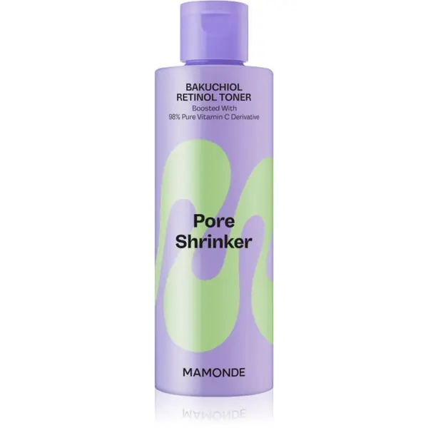 MAMONDE MAMONDE Pore Shrinker Bakuchiol Retinol Toner успокояващ тоник за лице за минимизиране на порите 200 мл.