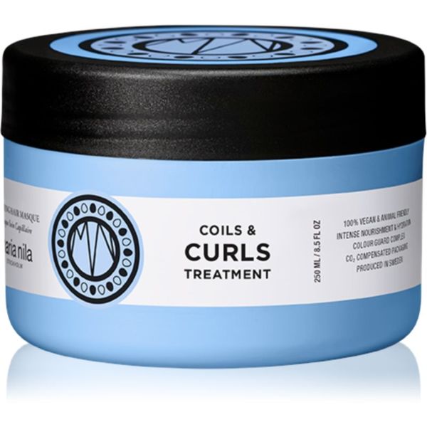 Maria Nila Maria Nila Coils & Curls Treatment Mask подхранваща маска за чуплива и къдрава коса 250 мл.