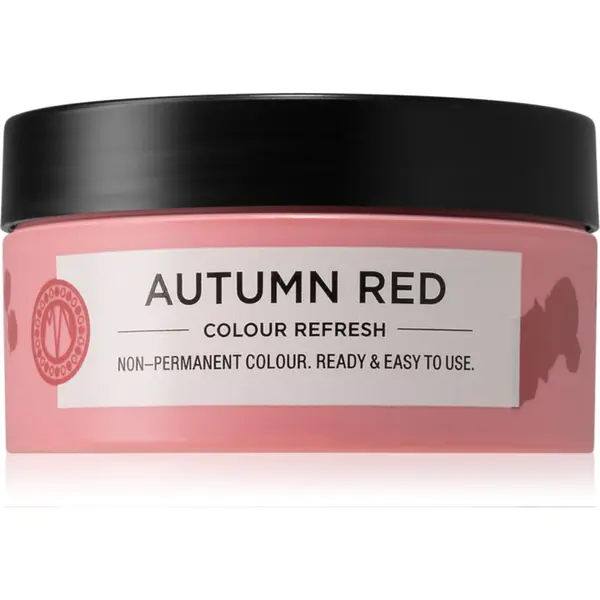 Maria Nila Maria Nila Colour Refresh Autumn Red нежна подхранваща маска без перманентни цветови пигменти издържа 4 – 10 измивания 6.60 100 мл.