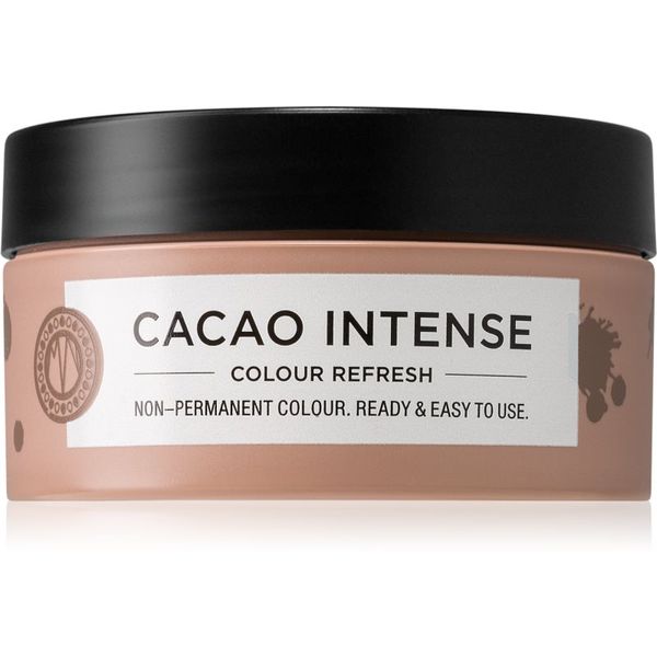 Maria Nila Maria Nila Colour Refresh Cacao Intense нежна подхранваща маска без перманентни цветови пигменти издържа 4 – 10 измивания 4.10 100 мл.