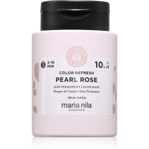 Maria Nila Maria Nila Colour Refresh нежна подхранваща маска без перманентни цветови пигменти цвят Pearl Rose 10.26 100 мл.