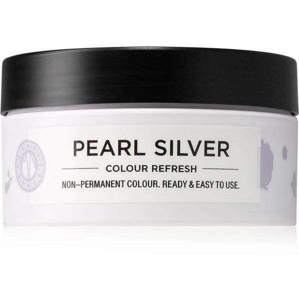 Maria Nila Maria Nila Colour Refresh Pearl Silver нежна подхранваща маска без перманентни цветови пигменти издържа 4 – 10 измивания 0.20 100 мл.