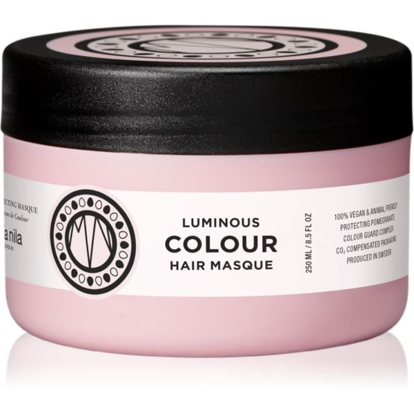Maria Nila Maria Nila Luminous Colour Masque хидратираща и подхранваща маска за боядисана коса 250 мл.