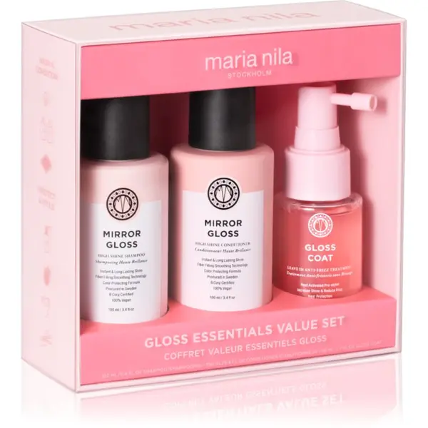 Maria Nila Maria Nila Mirror Gloss Essentials Value Set комплект 3 бр.