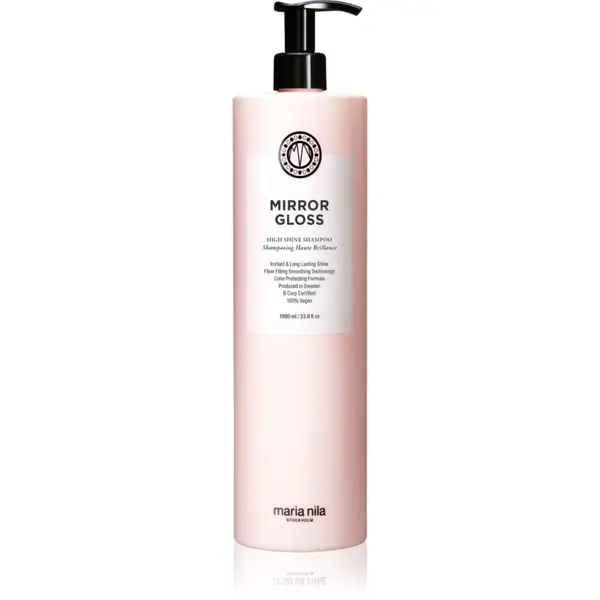 Maria Nila Maria Nila Mirror Gloss Shampoo подхранващ шампоан за блясък и мекота на косата 1000 мл.