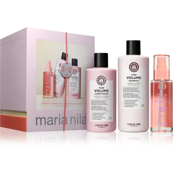 Maria Nila Maria Nila Pure Volume Holiday Box подаръчен комплект за обем