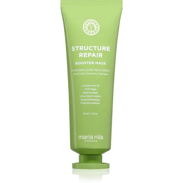 Maria Nila Maria Nila Structure Repair Booster Mask дълбоко подхранваща маска за суха, увредена и химически третирана коса 50 мл.