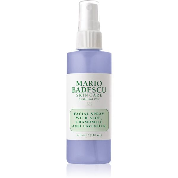 Mario Badescu Mario Badescu Facial Spray with Aloe, Chamomile and Lavender мъгла за лице с успокояващ ефект 118 мл.