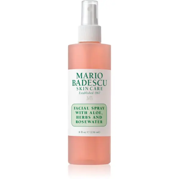Mario Badescu Mario Badescu Facial Spray with Aloe, Herbs and Rosewater тонизираща мълга за лице за освежаване и хидратация 236 мл.