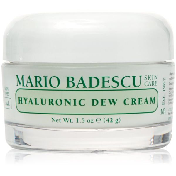 Mario Badescu Mario Badescu Hyaluronic Dew Cream хидратиращ гел-крем не съдържа олио 42 гр.
