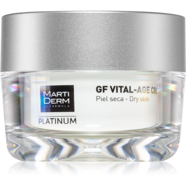MartiDerm MartiDerm Platinum GF Vital-Age витализиращ крем за лице за суха кожа 50 мл.