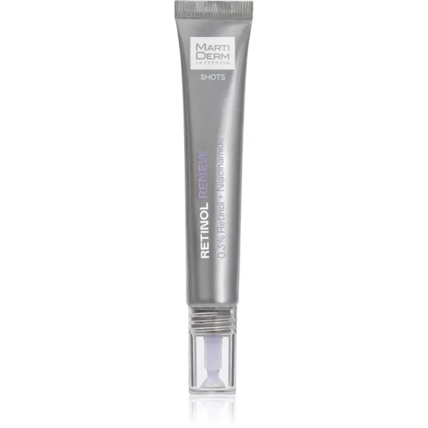 MartiDerm MartiDerm Shots Retinol Renew интензивен серум против бръчки и тъмни петна 20 мл.