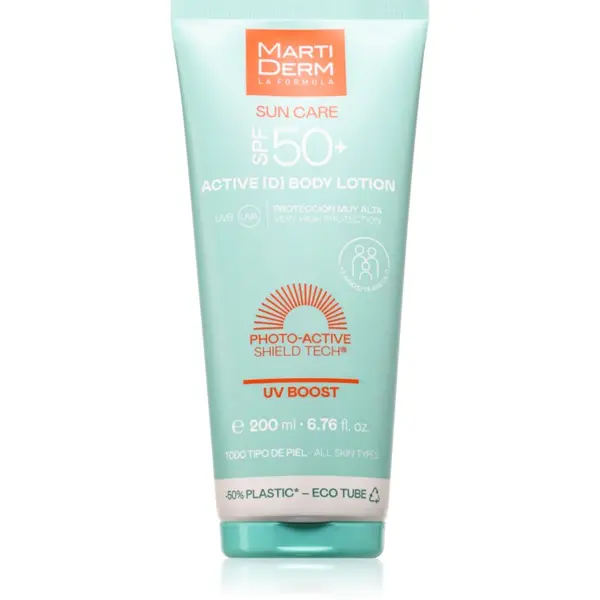 MartiDerm MartiDerm Sun Care Active D Body Lotion слънцезащитен крем за тяло SPF 50 200 мл.