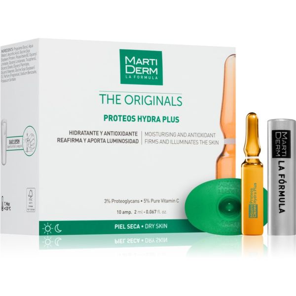 MartiDerm MartiDerm The Originals Protoes Hydra Plus хидратиращ серум в ампули с витамин С 10x2 мл.