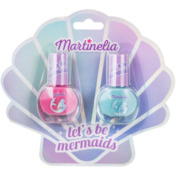Martinelia Martinelia Let´s be Mermaid Nail Duo комплект лак за нокти за деца 2x4 мл.
