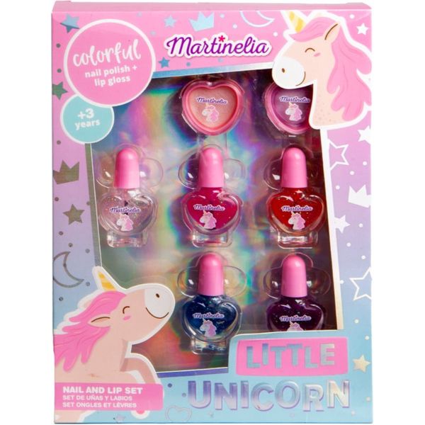 Martinelia Martinelia Little Unicorn Nail & Lip Set подаръчен комплект (за деца )
