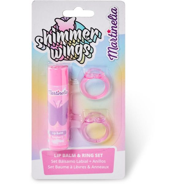 Martinelia Martinelia Shimmer Wings Lip Balm & Ring Set комплект (за деца )