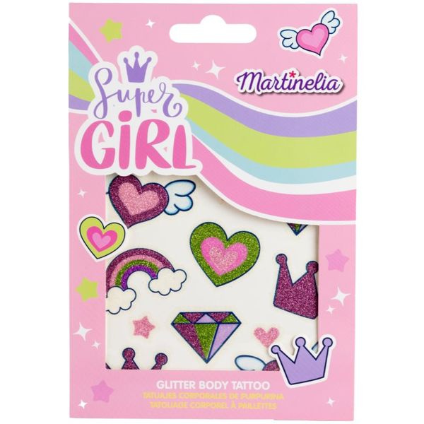 Martinelia Martinelia Super Girl Glitter Body Tatto татуировка за деца 1 бр.
