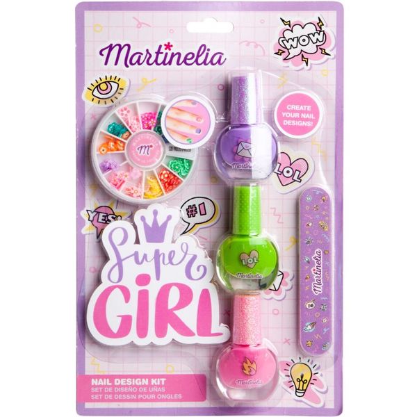 Martinelia Martinelia Super Girl Nail Design Kit комплект (за деца )