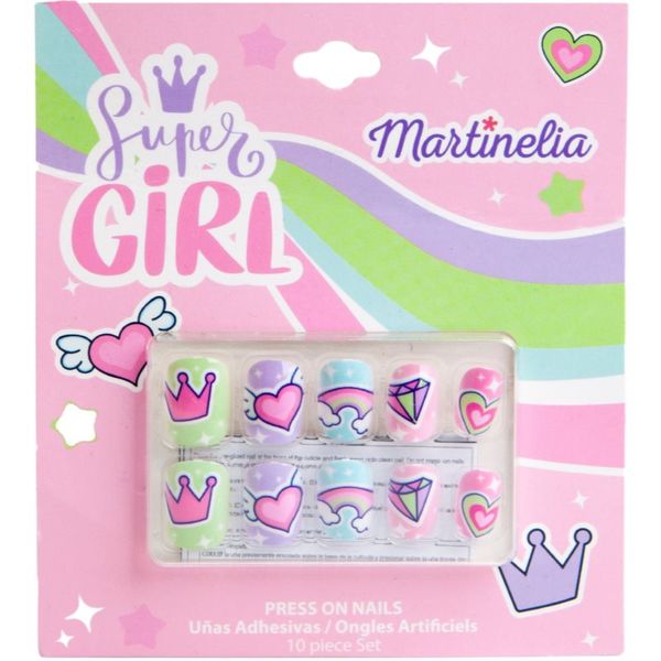 Martinelia Martinelia Super Girl Nails Изкуствени нокти за деца 10 бр.