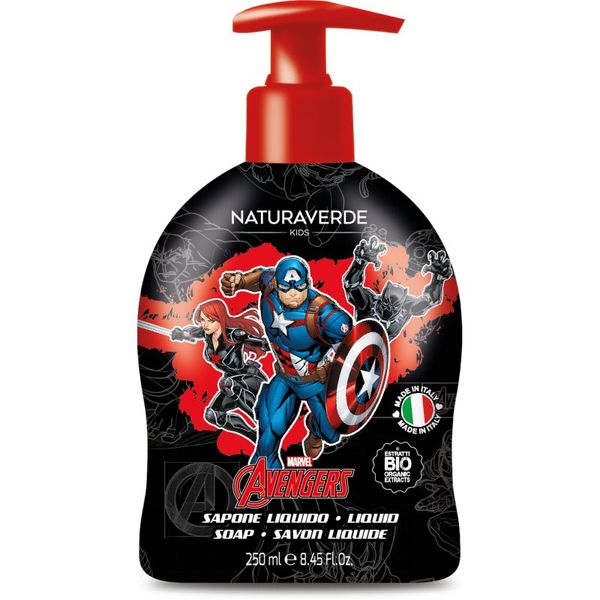 Marvel Marvel Avengers Liquid Soap течен сапун за ръце за деца Calendula and Chamomile extracts 250 мл.