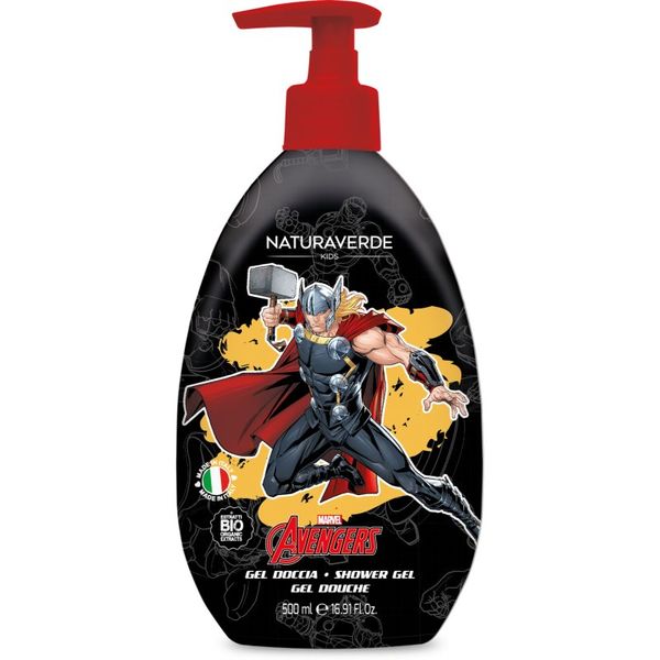 Marvel Marvel Avengers Shower Gel почистващ душ гел за деца Organic Calendula and Chamomile extracts 500 мл.