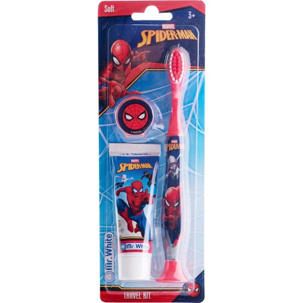 Marvel Marvel Spiderman Travel Kit Комплект за дентална грижа за деца