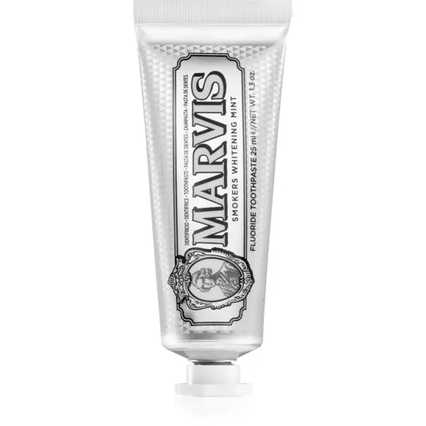 Marvis Marvis Whitening Smokers Mint избелваща паста за зъби за пушачи вкус Mint 25 мл.