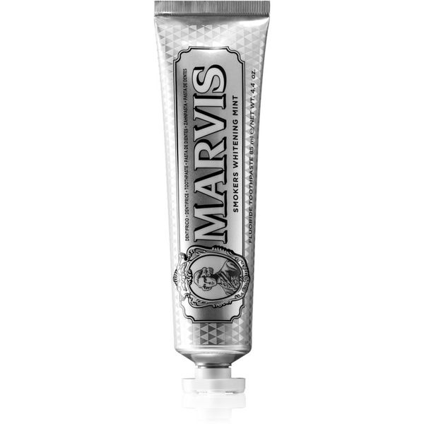 Marvis Marvis Whitening Smokers Mint избелваща паста за зъби за пушачи вкус Mint 85 мл.