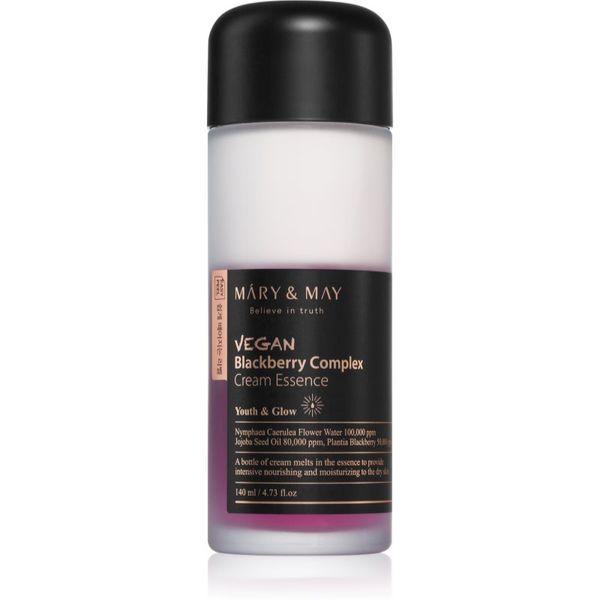 MARY & MAY MARY & MAY Blackberry Complex Cream Essence концентрирана хидратираща есенция за чувствителна кожа на лицето 140 мл.