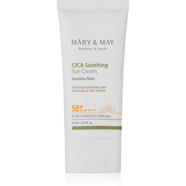 MARY & MAY MARY & MAY Cica Soothing успокояващ и защитен крем SPF 50+ 50 мл.