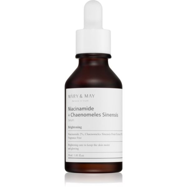 MARY & MAY MARY & MAY Niacinamide + Chaenomeles Sinensis регенериращ и озаряващ серум възстановяващ кожната бариера 30 мл.