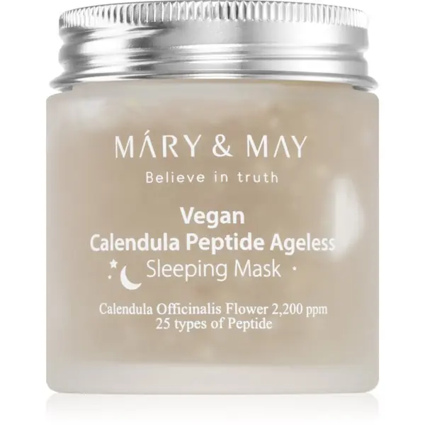 Mary&May Mary&May Calendula Peptide Ageless Sleeping Mask успокояваща нощна маска с анти-бръчков ефект 110 гр.