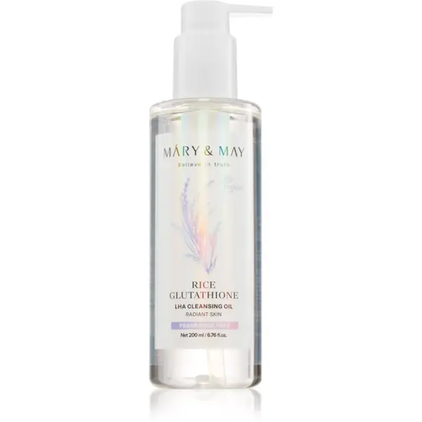 Mary&May Mary&May Rice Glutathione LHA Cleansing Oil нежно почистващо олио с ексфолиращо действие 200 мл.