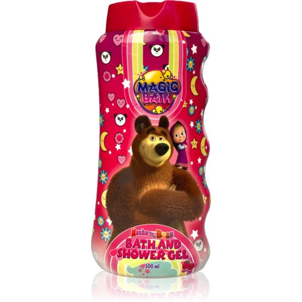 Masha & The Bear Masha & The Bear Magic Bath Bath & Shower Gel Гел за душ и вана за деца 500 мл.