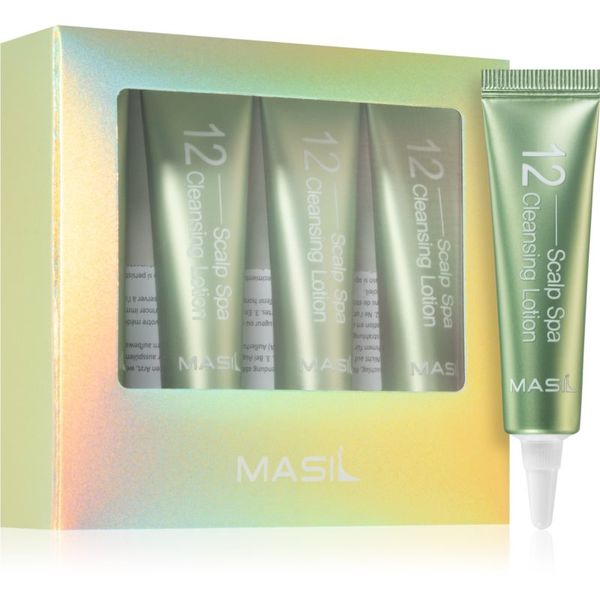 MASIL MASIL 12 Scalp Spa почистващ балсам за здрава кожа на главата 4x15 мл.