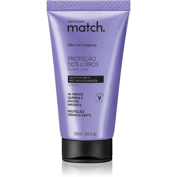 Match. Match. Blonde Care възстановяваща маска без изплакване за руса коса 150 мл.
