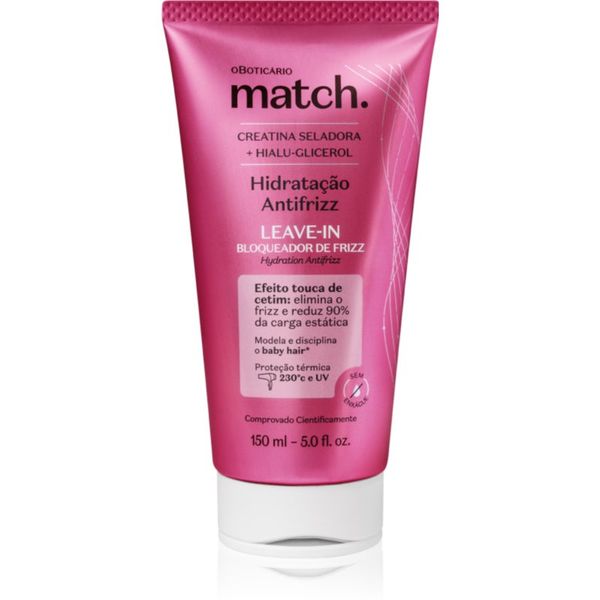 Match. Match. Hydration Anti-Frizz балсам без отмиване с хидратиращ ефект 150 мл.